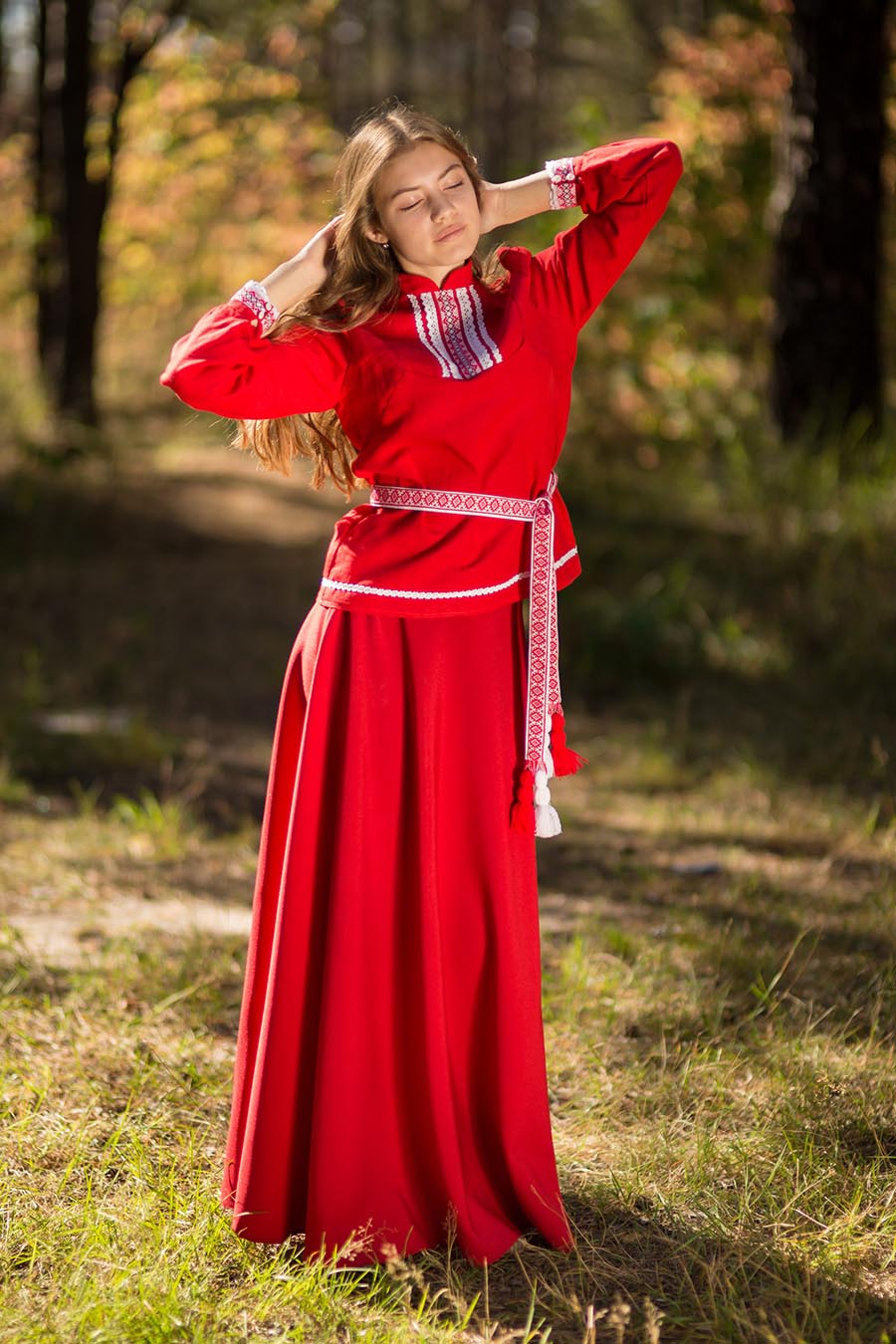 Underwear Women in Slavic costumes in Changchun