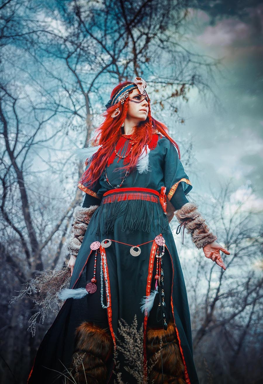 Girls in Slavic costumes underwear in Changchun