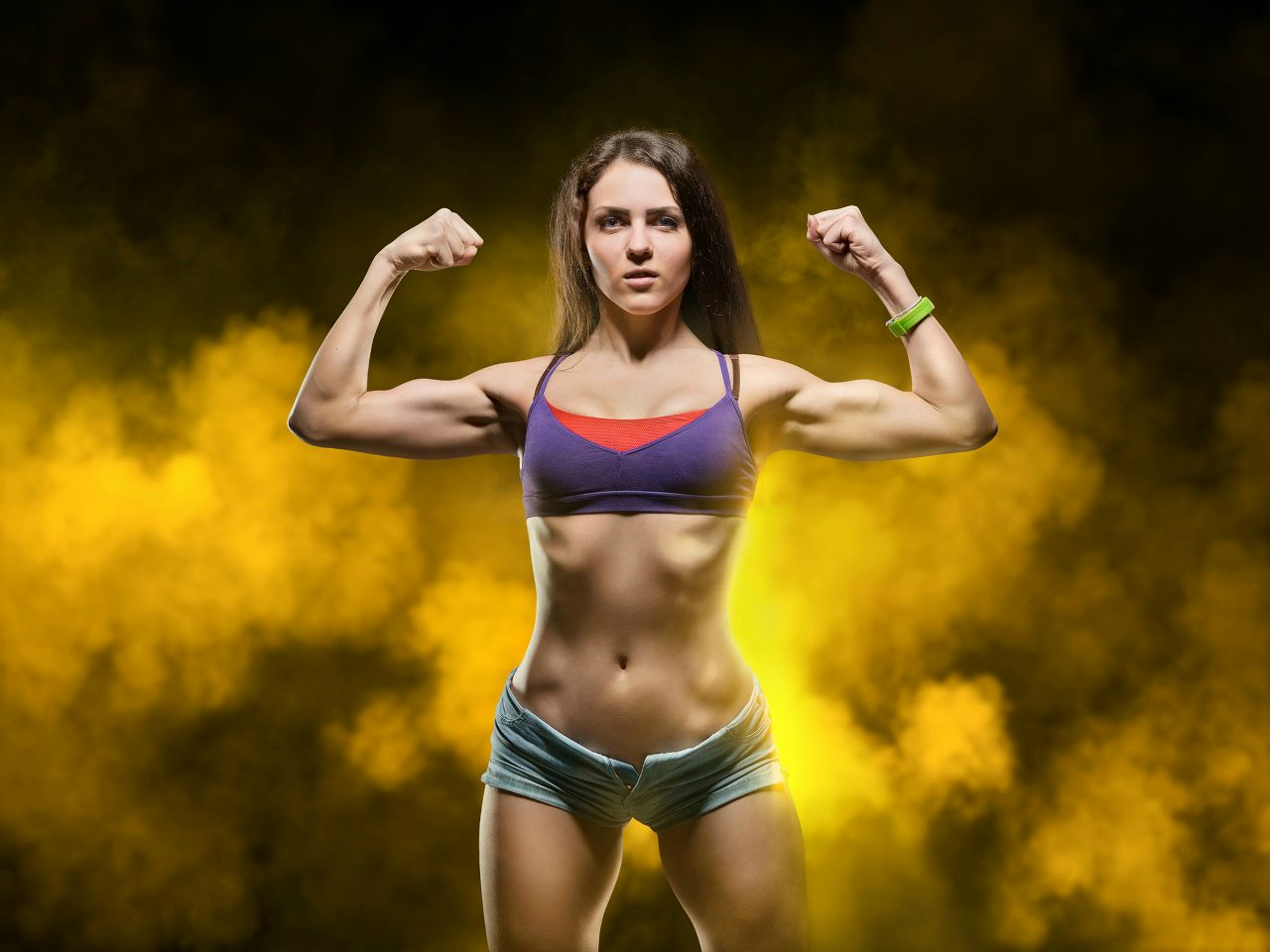 Athletic girls in Changchun